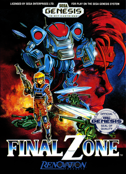 FZ Senki Axis box art for Sega Mega Drive